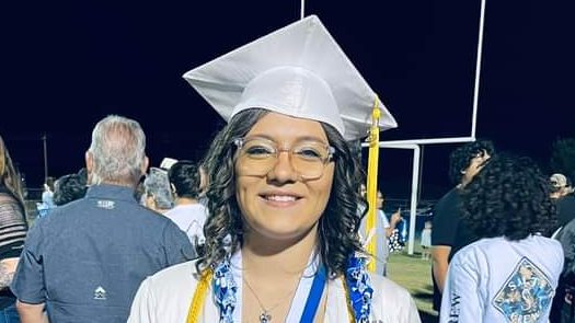 Kiree Gonzales at her high school graduation
