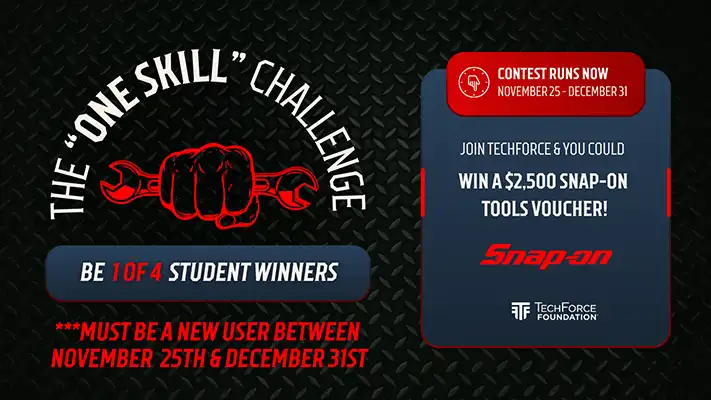 Snap-on Tool Challenge Contest For Students | TechForce Foundation